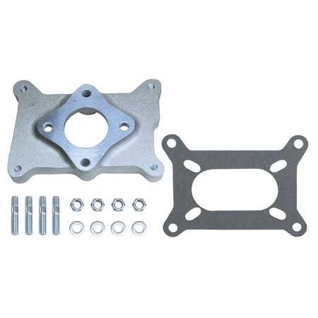 TRANS-DAPT Trans-Dapt TRA2041 Carburetor Adapter - Holley 350-500-650 CFM 2 bbl. To Chevy Straight 6 Manifold Or Venturi Manifolds with 2 10.31 in. Centers TRA2041